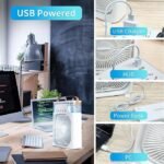 Portable Mini Air Cooler | 7-Color LED | Personal Cooling Fan
